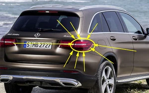 MERCEDES-BENZ GLC-CLASS RIGHT OUTER TAILLIGHT REAR LED LAMP GLC300 NEW GENUINE - Picture 1 of 1