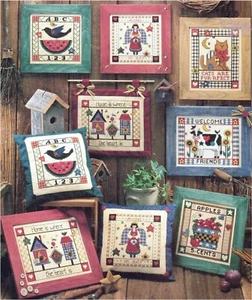 Cross Stitch Country Pleasures Designs For 11 Count Dimensions Vintage Pattern - Picture 1 of 2