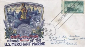 939 3c U.S. MERCHANT MARINE - Ludwig Staehle sent to Brazil - Picture 1 of 1