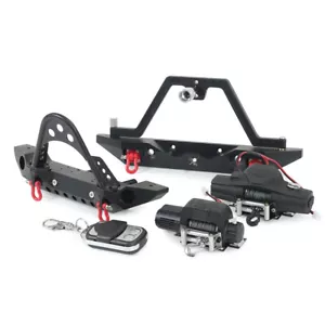 Cabrestante de motor de parachoques trasero delantero de metal para oruga RC 1/10 SCX10 TRX4 GEN8 RGT86100 - Imagen 1 de 24