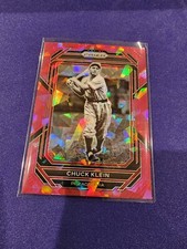 2023 Panini Prizm - Pink Ice Prizm #182 Chuck Klein