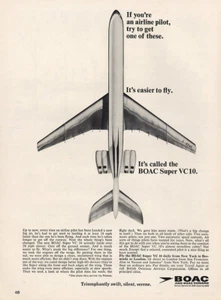 1965 British Airways BOAC: If You're an Airline Pilot Vintage Print Ad - Picture 1 of 1
