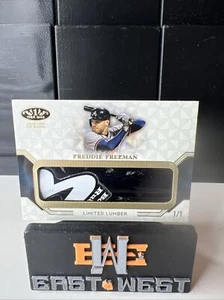 2018 Topps Tier One Limited Lumber Freddie Freeman Bat Barrel 1/1 #T1LL-FFR - Imagen 1 de 2