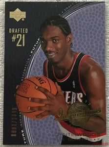 Trail Blazers QYNTEL WOODS #162 2001-02 Upper Deck Inspirations novato 0991/2699 - Imagen 1 de 2