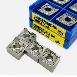 20pcs CNMG432 aluminum inserts CNMG120408-HA H01 carbide inserts indexable - Picture 1 of 6