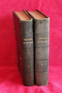 Theatre de Goethe - 2 Volumes - Albert Stapfer 1889 - Picture 1 of 5