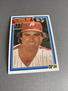 1981 Donruss Steve Carlton #481–1–Excellent card