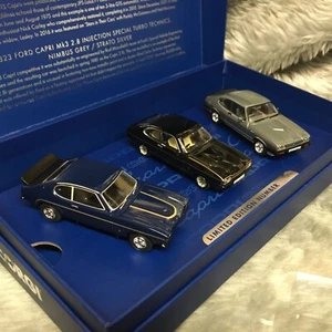 NEW Corgi Vanguards 1:43 Ford Capri Sporting Trilogy 3 Car Collection VC01302 - Picture 1 of 8