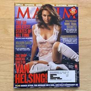 May 2004 MAXIM Magazine JOSIE MARAN / ELENA ANAYA / SILVIA COLLOCA - Bild 1 von 3