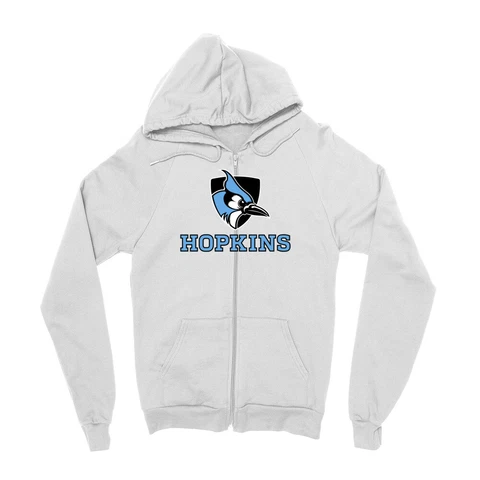 Venley Official NCAA Johns Hopkins Blue Jays Zip Hoodie Cover