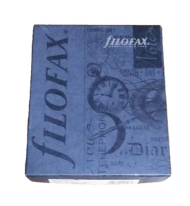 Filofax Mayfair Bolsillo Talla 6 Anillos Organizador Cuero Cordero Negro Planificador Regalo - Imagen 1 de 10