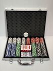 Comie Poker Chips500PCS Poker Chip Set with Aluminum Travel Case11.5 Gram Pok...