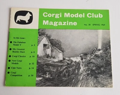 Originale Corgi Club Rivista No. 30, Molla 1964 Superbo Nr Condizioni Perfette - Immagine 1 di 4