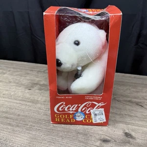 Coca Cola Vintage Polar Bear Golf Club Head Cover #90-032 1995 Made In USA NIB - Picture 1 of 7