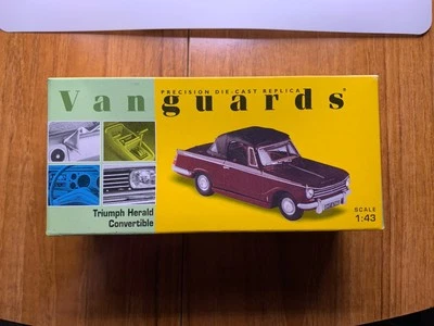 Vanguards Corgi 1:43 Triumph Herald Convertible Damson VA07400 - Image 1 of 4