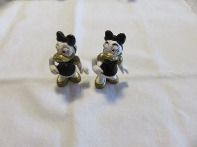 Daisy Duck Figur Schwarz / Gold von Bully 6 cm - Bild 1 von 2