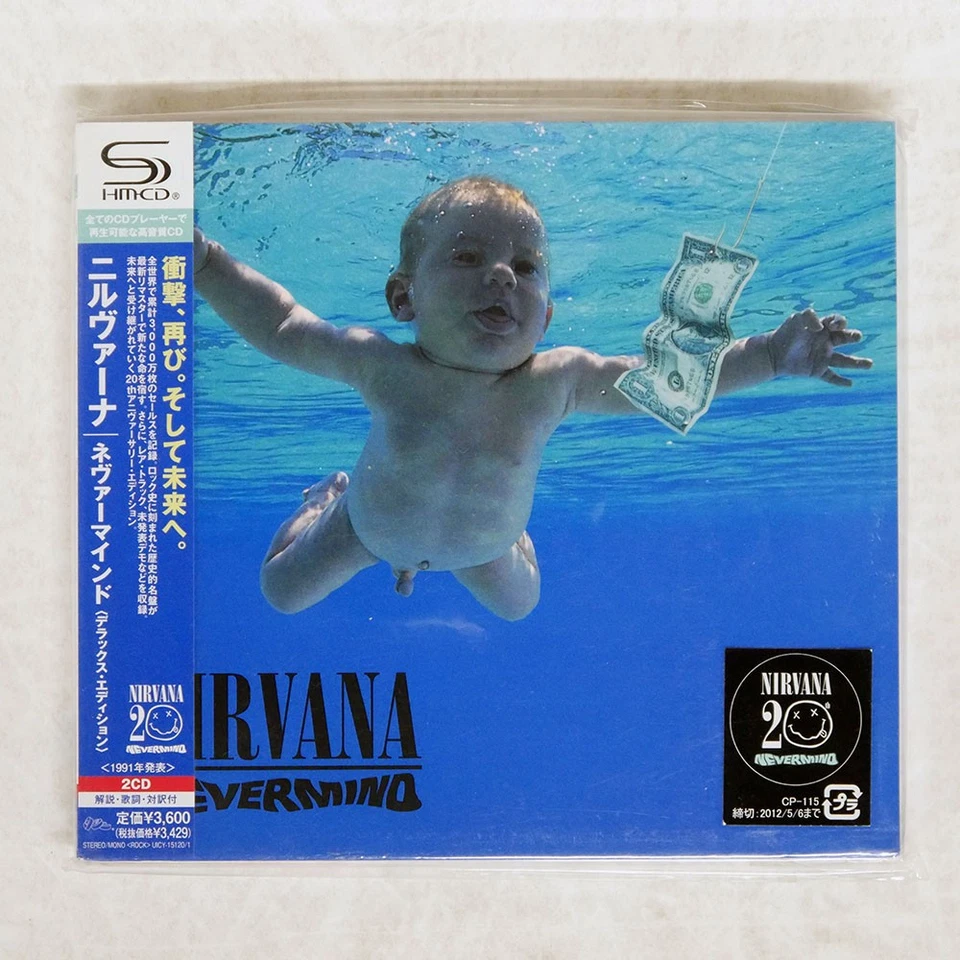 NIRVANA NEVER MIND DELUXE EDITION DGC UICY151201 Japan SHM-CD OBI DIGIPAK 2OTHER - Image 1 of 1