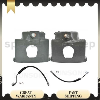 4x Pinzas de freno delanteras delanteras con mangueras para Ford Bronco 1990 1991 1992 Foto 1 de 4