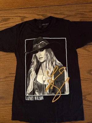Camiseta Lainey Wilson Talla Pequeña Negra 100% Algodón Música Country Foto 1 de 4