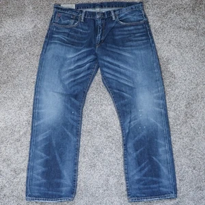 Polo Ralph Lauren 867 Classic Fit Jeans Herren 36x30 Blau Denim Straight Leg - Bild 1 von 14