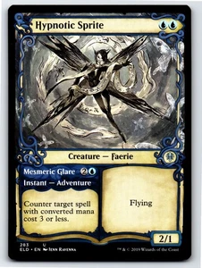 Hypnotic Sprite (Showcase) U Throne of Eldraine # 283 NM Normal - Picture 1 of 2