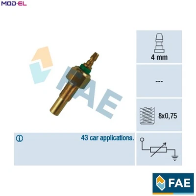 SENSOR COOLANT TEMPERATURE 32170 FOR MAZDA 929/Mk/III SAVANNA/RX-7 LUCE BONGO - Image 1 of 4