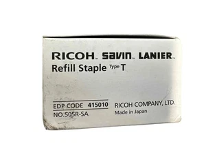 NEU Schachtel Original Ricoh Savin Lanier Nachfüllpack Heftklammern Typ T 505R-SA 415010 - Bild 1 von 2