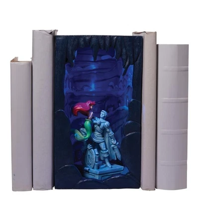 Disney Showcase The Little Mermaid Ariel's Secret Grotto Lit Book Holder Book... - Image 1 of 4
