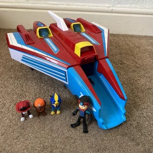Paw Patrol Super Paws 2-in-1 Transforming Mighty Pups Jet Command Center Bundle - Picture 1 of 7