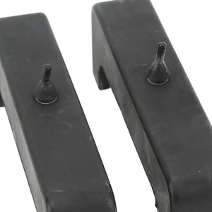 ˜2 PCS Rubber Radiator Insulator Pads Black Radiator Mount Bushings Replacement - Picture 1 of 22