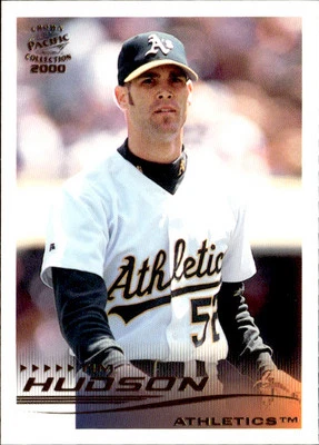 2000 Pacific Crown Collection Tim Hudson 208 Oakland Athletics - Image 1 of 2