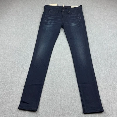 Rag & Bone Jeans Womens 28x31 Blue Skinny Los Feliz Dark Wash Denim Made in USA - Image 1 of 4