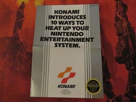 Konami NES Promo Insert Nintendo (Manual) Contra  Castlevania II Life Force +++