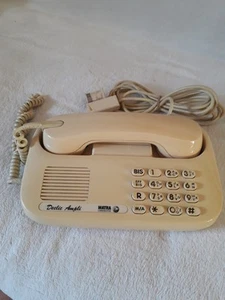 Téléphone fixe vintage Matra Declic Ampli Année 1988 Très bon État Fonctionne - Zdjęcie 1 z 7