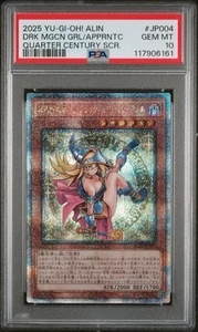 2025 PSA 10 YUGIOH JAPANESE ALIN QCR SECRET RARE DARK MAGICIAN GIRL 💎 - Picture 1 of 1