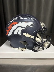 Minicasco Beckett firmado Patrick Surtain II de los Denver Broncos - Imagen 1 de 3