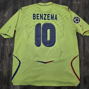 2009 Umbro Olympique Lyonnais Third Fußball Trikot Karim Benzema Herren XXL 2XL Lyon - Bild 1 von 11