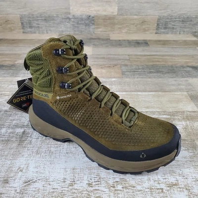 Vasque Torre AT GTX Men Hiking Shoe Sz 7.5 Dark Olive Lace Up Mid Top Waterproof - Image 1 of 4
