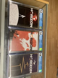 HORIZON #1, 2, 3 lotto tutti CGC 9,8 pagine bianche! Bel lotto fumetti immagine Gedeon - Foto 1 di 8