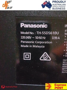 Panasonic TV Parts TH-55DS610U Pulled out from a fully functional TV - Picture 1 of 21
