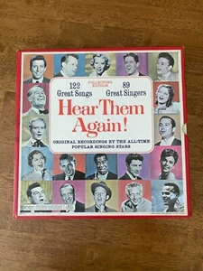 Readers Digest HEAR THEM AGAIN 10 Vinyl LP Box Set 1968 EC Sinatra Como Clooney - Imagen 1 de 6