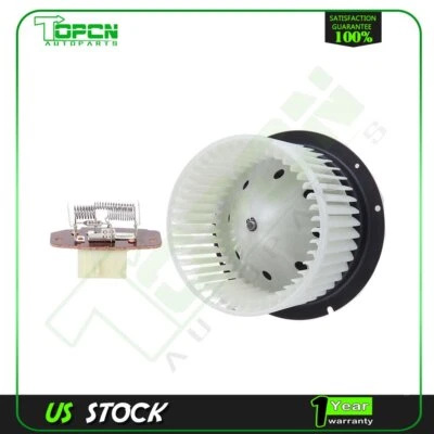 Blower Motor and Resistor Front Fit For 1999 2000-2007 Ford F-550 Super Duty - Imagem 1 de 4