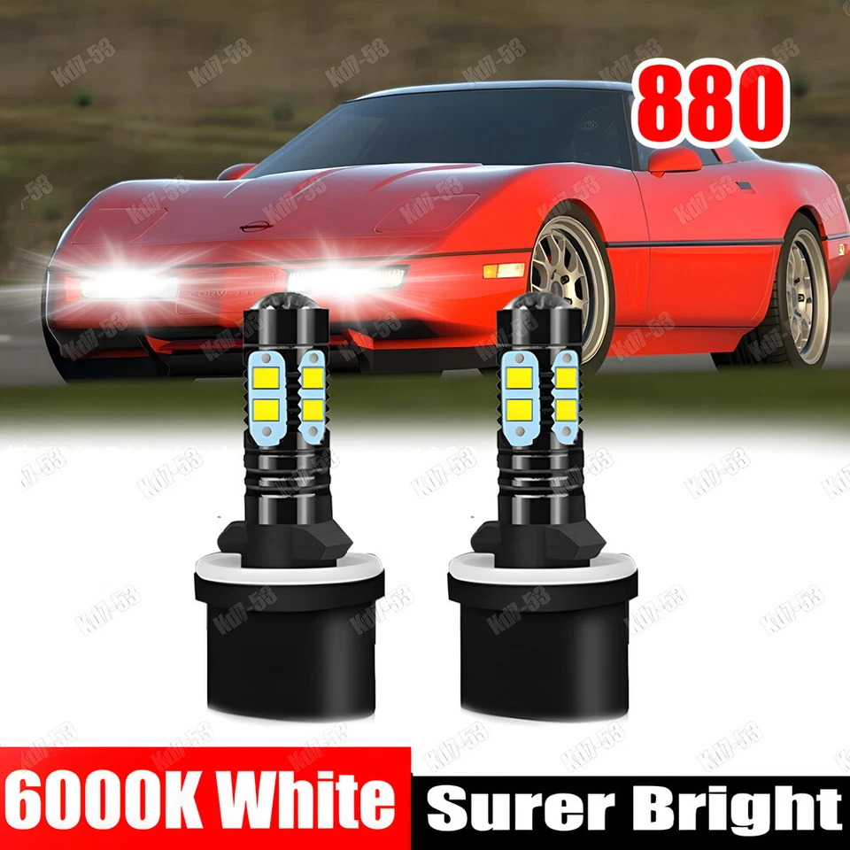 Kit de conversión de luz antiniebla LED HID 1984-1990 C4 CORVETTE 880 100 W SUPER BRILLANTE Foto 1 de 4