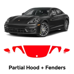Hood Precut PPF Paint Protection Film For Porsche Panamera Turbo 2017-2021 - Picture 1 of 8