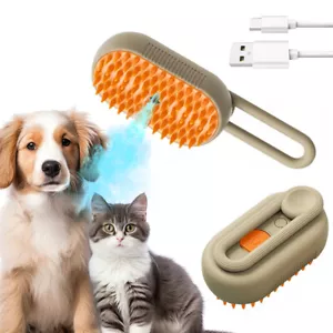 3in1 Katzenbürste Hundebürste Dampfbürste Bürste für Die Haustierpflege - Bild 1 von 9