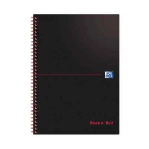 Black n' Red Wirebound Notebook 100 Pages A4 (Pack of 10) 100080174 - Picture 1 of 5