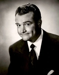 Foto retrato artista vodevil Red Skelton 1957 vintage gelatina plateada - Imagen 1 de 2
