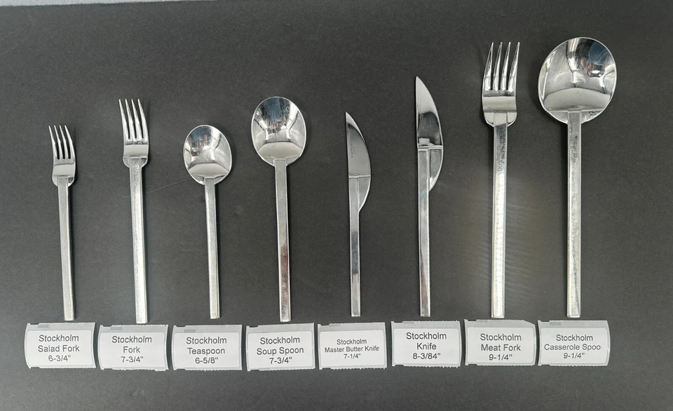 Boda Nova STOCKHOLM Stainless 18-8 Korea Flatware MCM - Choose Your Piece - Image 1 of 1