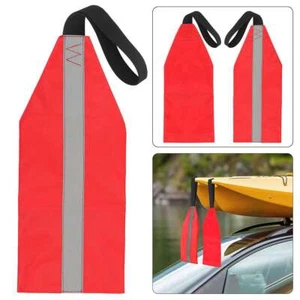 1/2x Bandera de Viaje de Seguridad Roja/Gris Canoa Bandera de Seguridad para Kayak Remolque de Viaje EE. UU. - Imagen 1 de 13