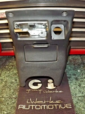 OEM 92-95 USDM Honda Civic EG EG9 EJ1 negro cenicero inferior consola de bolsillo  Foto 1 de 4